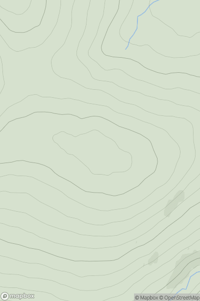 Thumbnail image for Aonach Mor [Glen Tromie to Glen Tilt] showing contour plot for surrounding peak
